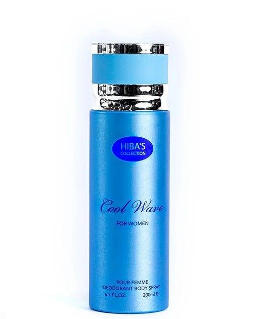 Hiba's Collection (Cool Wave Body Spray For Women) 200ml