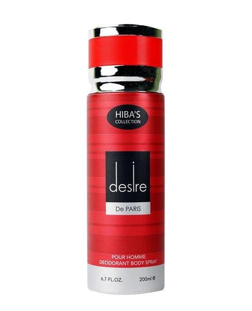 Hiba's Collection (Desire De Paris Body Spray For Men) 200ml