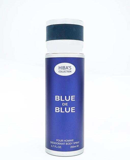 Hiba's Collection (Blue De Blue Body Spray For Men) 200ml