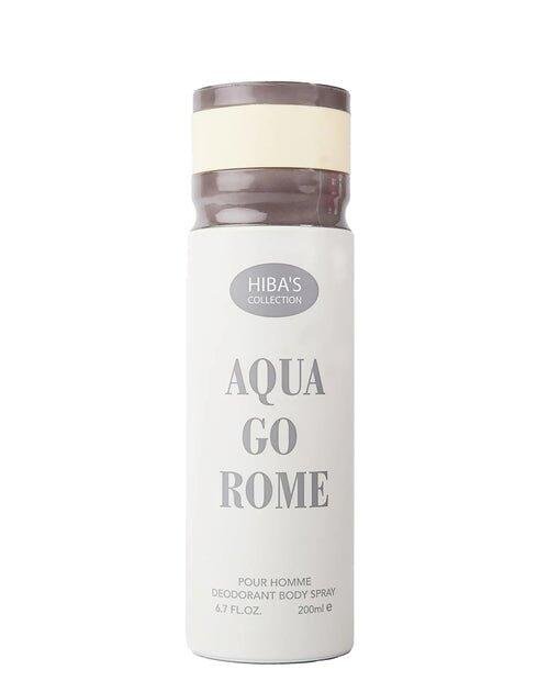 Hiba's Collection (Aqua Go Rome Body Spray For Men) 200ml